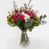 Bouquet of Roses, Orchids and Green Daisies (2)